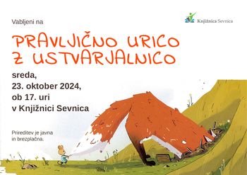 Pravljična urica z ustvarjalno delavnico 