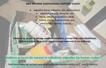 DAN ZA ZBIRANJE NEVARNIH ODPADKOV
