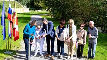 Od Šmihela do mestnega jedra po večnamenski poti ob Težki vodi