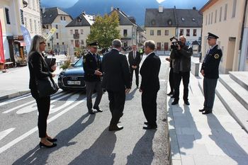 Minister Poklukar v Bovcu