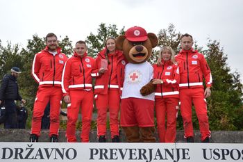 Ekipa RKS OZ Sevnica na državnem preverjanju v Radovljici