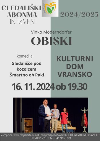 OBISKI, gledališki abonma in izven
