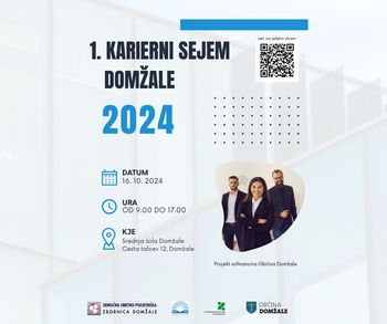 Prvi Karierni sejem Domžale vabi! Prvi Karierni sejem Domžale vabi!