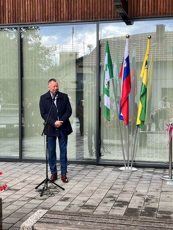 Govor župana občine Škofljica, Primoža Cimermana