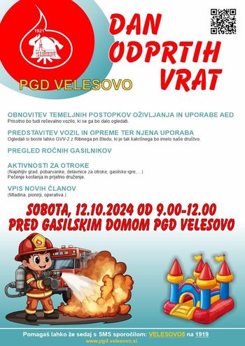 Dan odprtih vrat PGD Velesovo