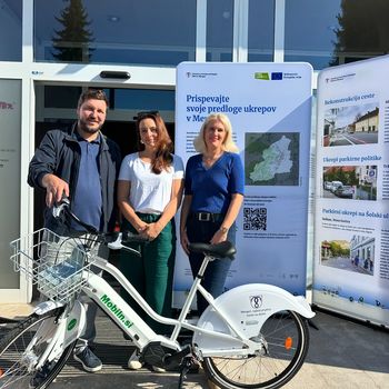 Občina Mengeš prejela električno kolo v okviru Evropskega tedna mobilnosti Občina Mengeš prejela električno kolo v okviru Evropskega tedna mobilnosti