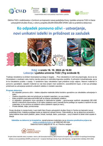 RE-USE delavnici rokodelstva