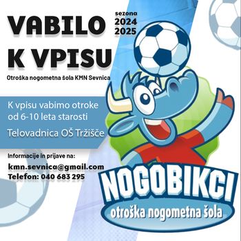 Vabilo k vpisu! Nogobikci tudi v Tržišču