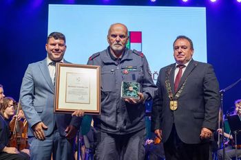Sprejem bronastega grba Občine Vojnik