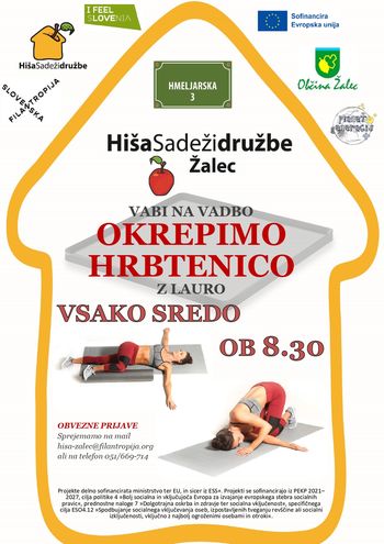 Okrepimo hrbtenico