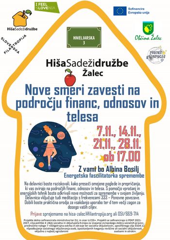 Nove smeri zavesti na področju financ, odnosov in telesa