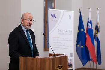 Nagovor predsednika uprave Fundacije Univerze v Novi Gorici, prof. dr. Mladena Franka. Foto: Miha Godec