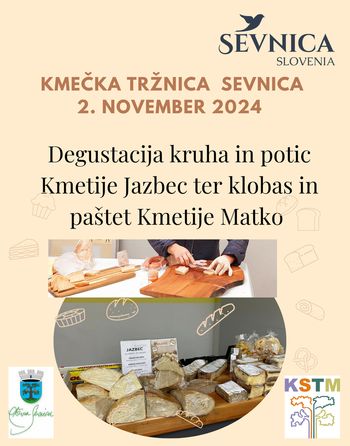 Kmečka tržnica v Sevnici ponuja lokalne izdelke in pridelke