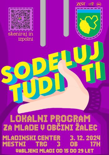 Delavnica z mladimi: Lokalni program mladih v občini Žalec za obdobje 2025-2030