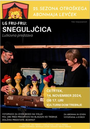 Otroški abonma Levček: 2. predstava - SNEGULJČICA