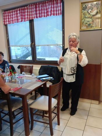 Utrinek s srečanja starejših krajanov KS Blejska Dobrava