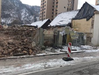 Rušitev nekdanjega Hotela Pošta se zaključuje