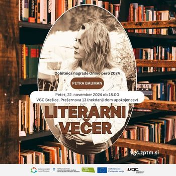 Literarni večer s Petro Bauman