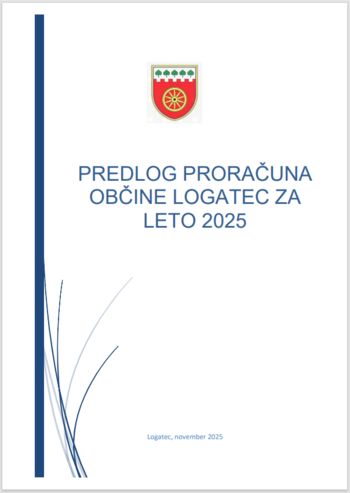 Javna obravnava predloga proračuna Občine Logatec za leto 2025