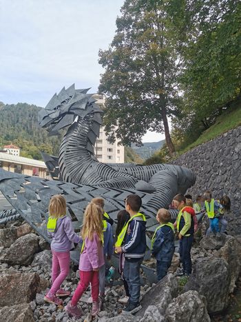 ZAKAJ V MESTU TRŽIČ STOJI ZMAJ?
