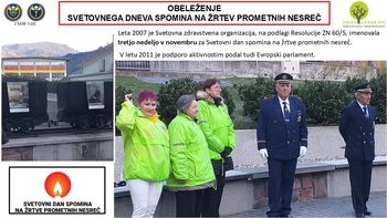 OBELEŽENJE SVETOVNEGA DNEVA SPOMINA NA ŽRTVE PROMETNIH NESREČ