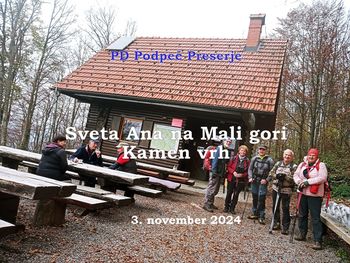 PD na Sveti Ani na Mali gori in Kamen vrhu 3.11.2024