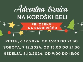 Adventna tržnica na Koroški Beli