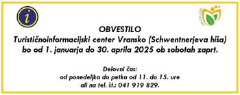 Obvestilo TIC Vransko