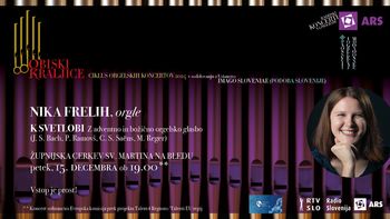 Orgelski cikel: Obiski kraljice v živo: Nika Frelih