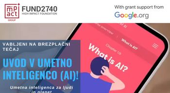 Vabljeni na brezplačni tečaj UVOD V UMETNO INTELIGENCO (AI)!