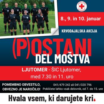 KRVODAJALSKE AKCIJE V LJUTOMERU - OBVESTILO 