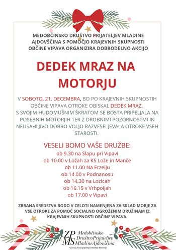 Dobrodelna decembrska akcija MDPM