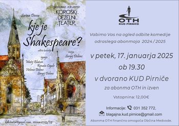 Abonma OTH in IZVEN: KJE JE SHAKESPEARE?