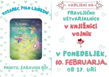 PRAVLJIČNA USTVARJALNICA V KNJIŽNICI VOJNIK