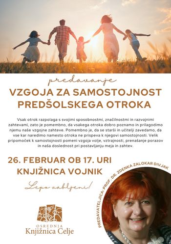 VZGOJA ZA SAMOSTOJNOST PREDŠOLJSKEGA OTROKA