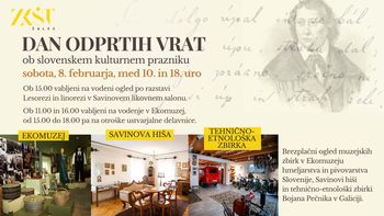 Dan odprtih vrat ob slovenskem kulturnem prazniku