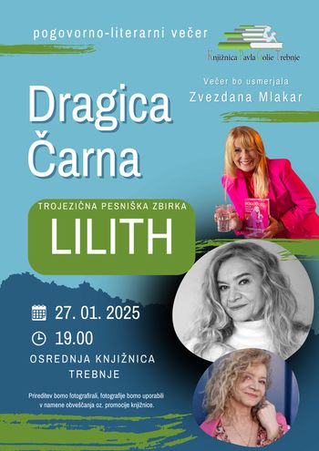 Pesniški večer Dragice Čarne in Zvezdane Mlakar