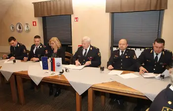 Podpis pogodbe o opravljanju lokalne gasilske javne službe za leto 2025