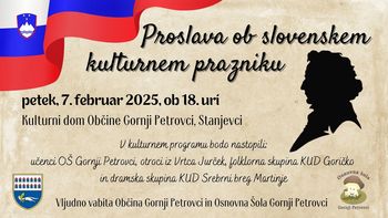 Proslava ob slovenskem kulturnem prazniku