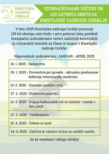 Izobraževalni večer - Zaščita in varstvo vrtnin in ostalih rastlin