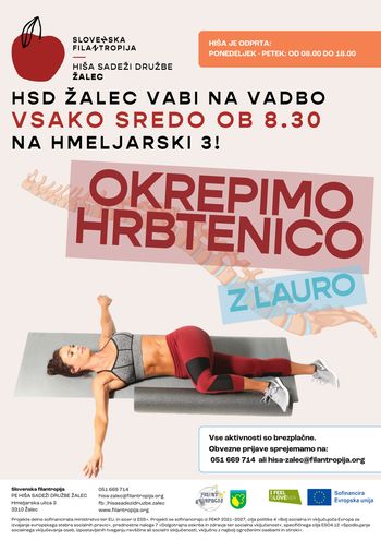 Okrepimo hrbtenico