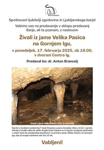 Predavanje Barje, ali te poznam