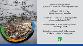 Proslava Občine Žalec ob slov. kulturnem prazniku