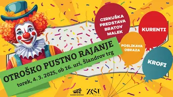 Otroško pustno rajanje na Šlandrovem trgu