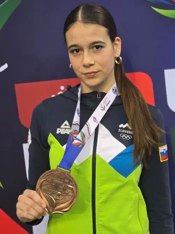 Žirovka Lia Krvina odlična na mladinskem evropskem prvenstvu