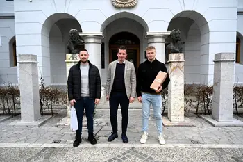 Sprejem enega najbolj talentiranih tekmovalcev v mešanih borilnih veščinah pri nas