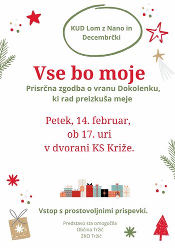 Vse bo moje - gledališka predstava za otroke
