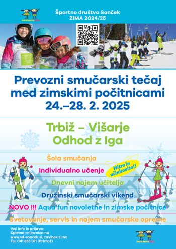 Smučarski tečaj s prevozom