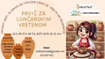 Delavnica Prvič za lončarskim vretenom!