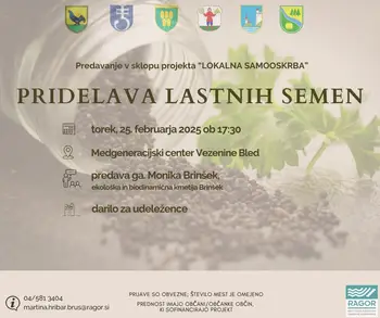 Predavanje "Pridelava lastnih semen"